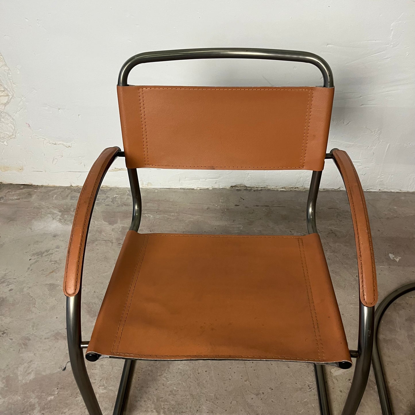 Paire de fauteuils cantilever Effezeta camel, Fabriqué en Italie, 1970