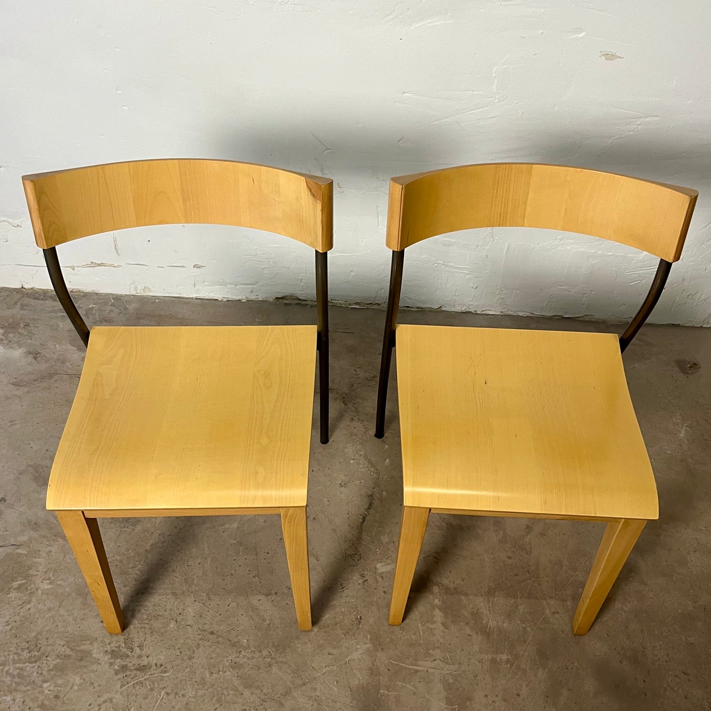 Paire de chaises postmodernes IKEA “Nordisk”, années 1990